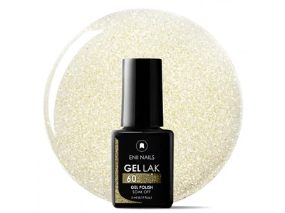 GEL LAK 60 Golden Glitter 5ml