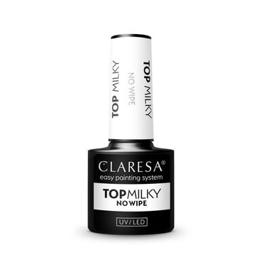 Gel lak CLARESA Top Milky No Wipe 5 ml