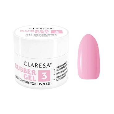 Gel lak - rubber gel 3, 12g